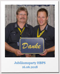 Jubiläumsparty HBPS 16.06.2018